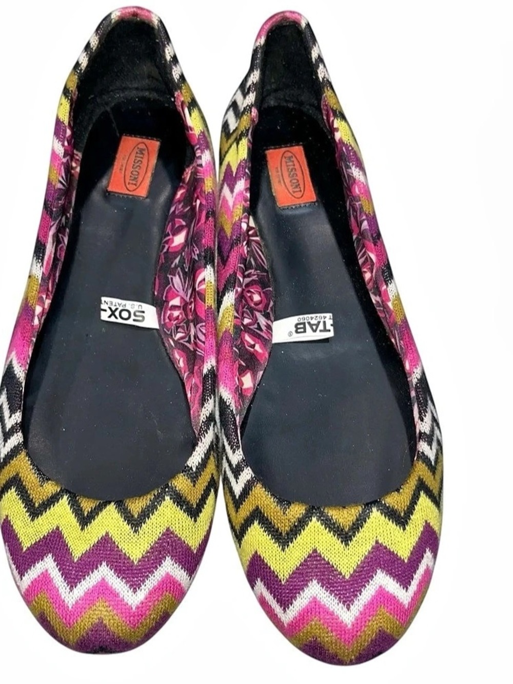 Missoni For Target Geometric Flats Multi Color US 7.5
